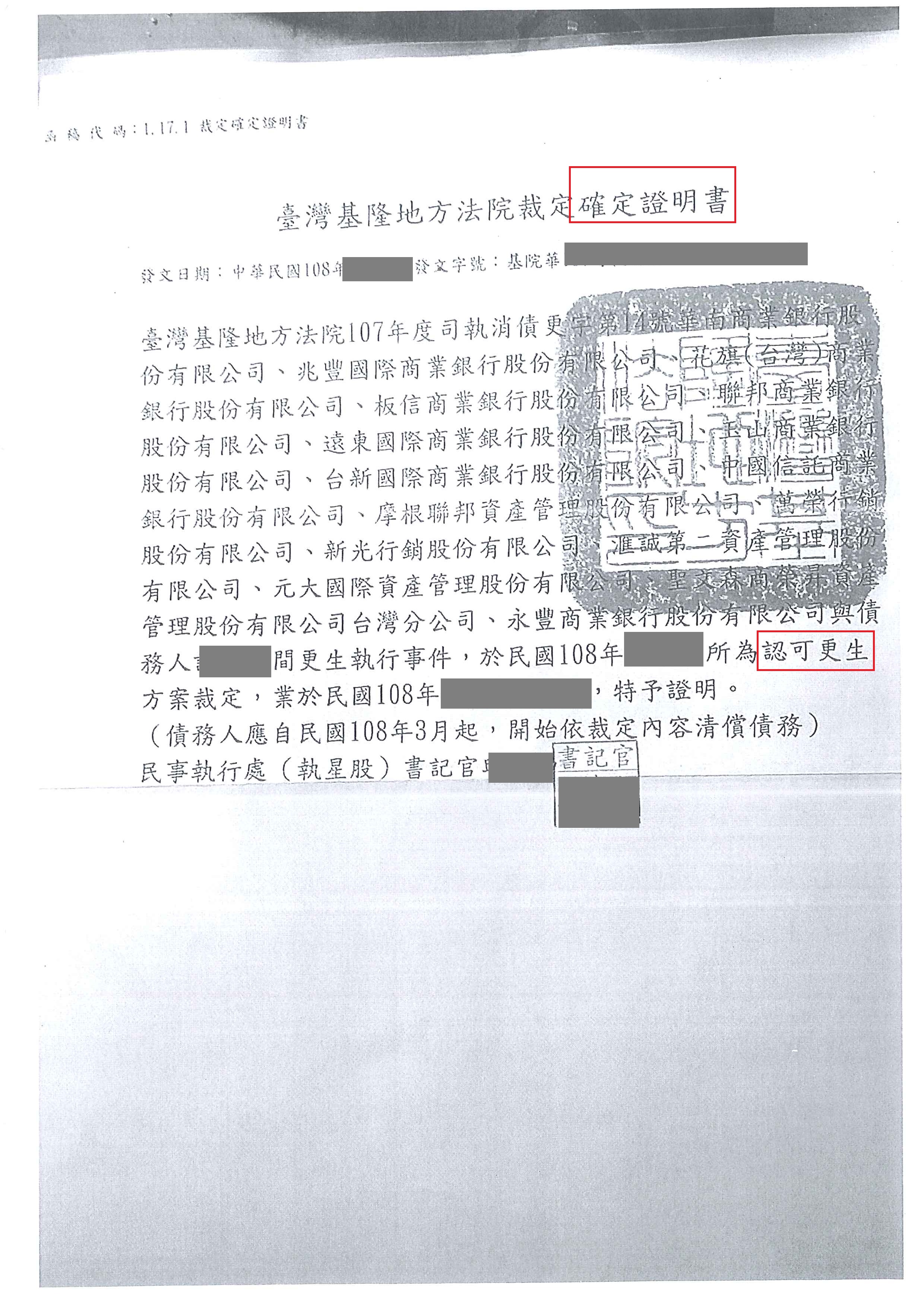 債務更生