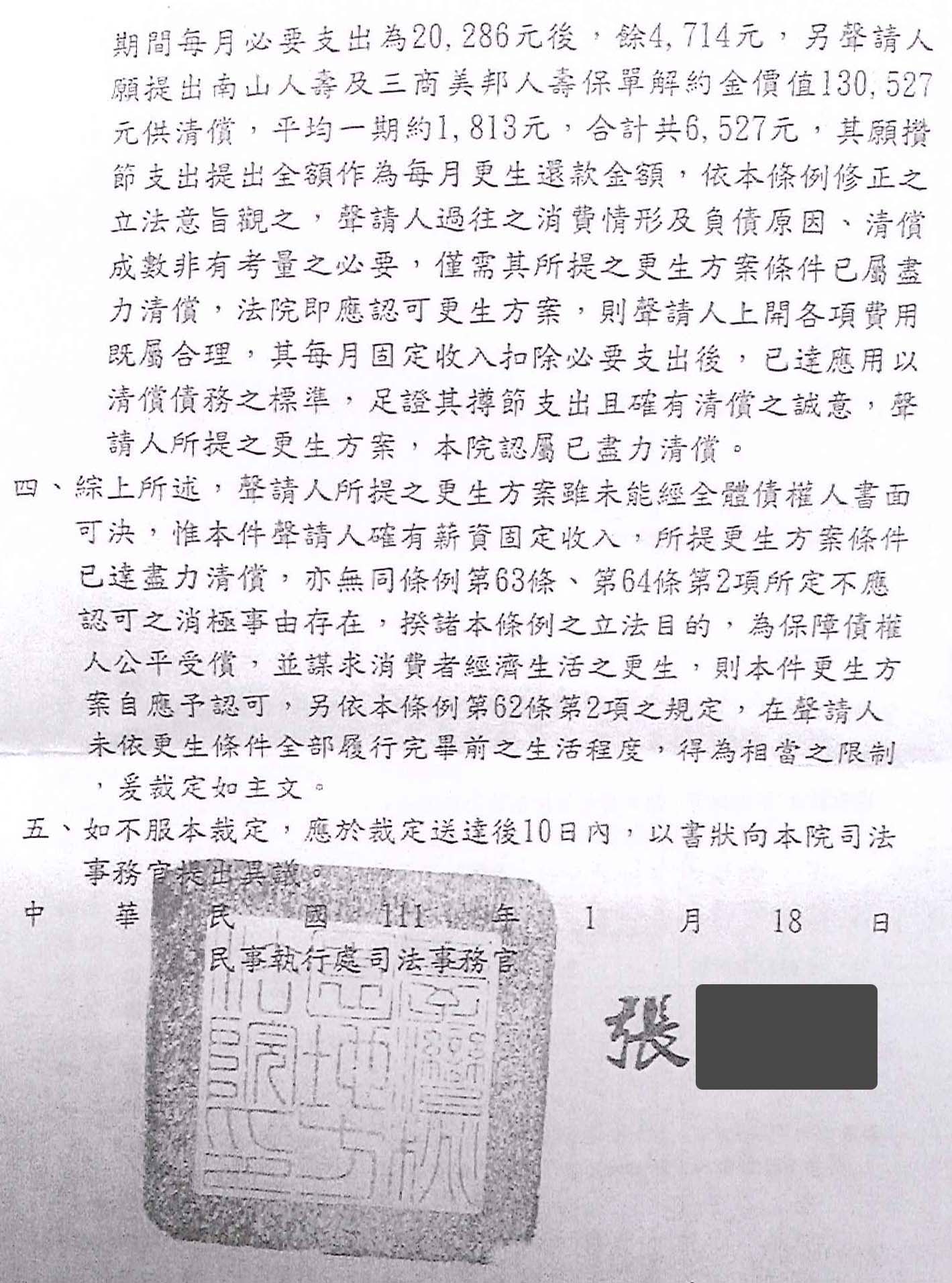 債務更生