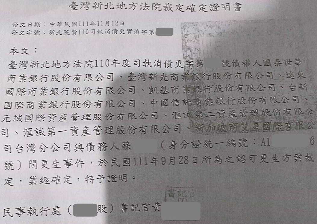 卡債更生
