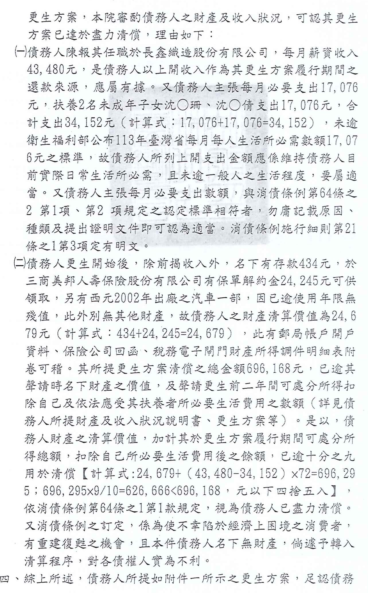 債務更生