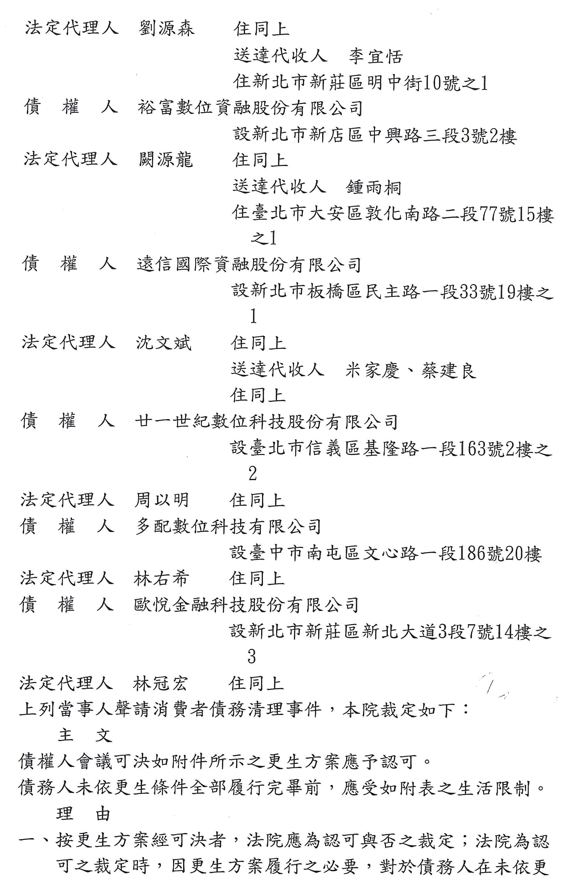 債務更生